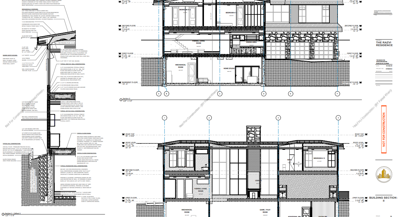 architectural drafting services by Pro Building Designer LLC