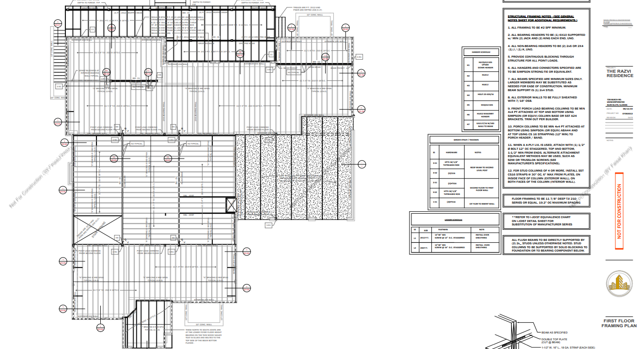 structural drafting services by Pro Building Designer LLC