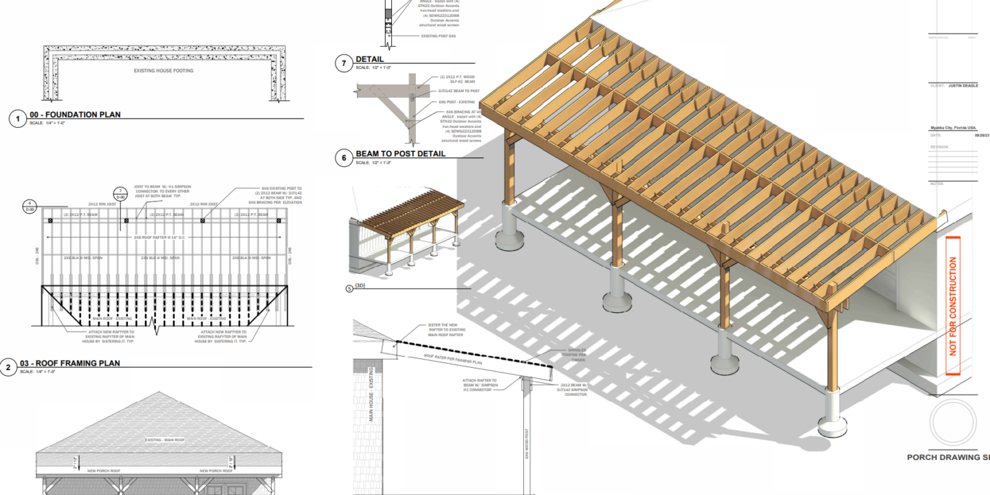 Structural 3D Modeling Services by pro building designer LLC