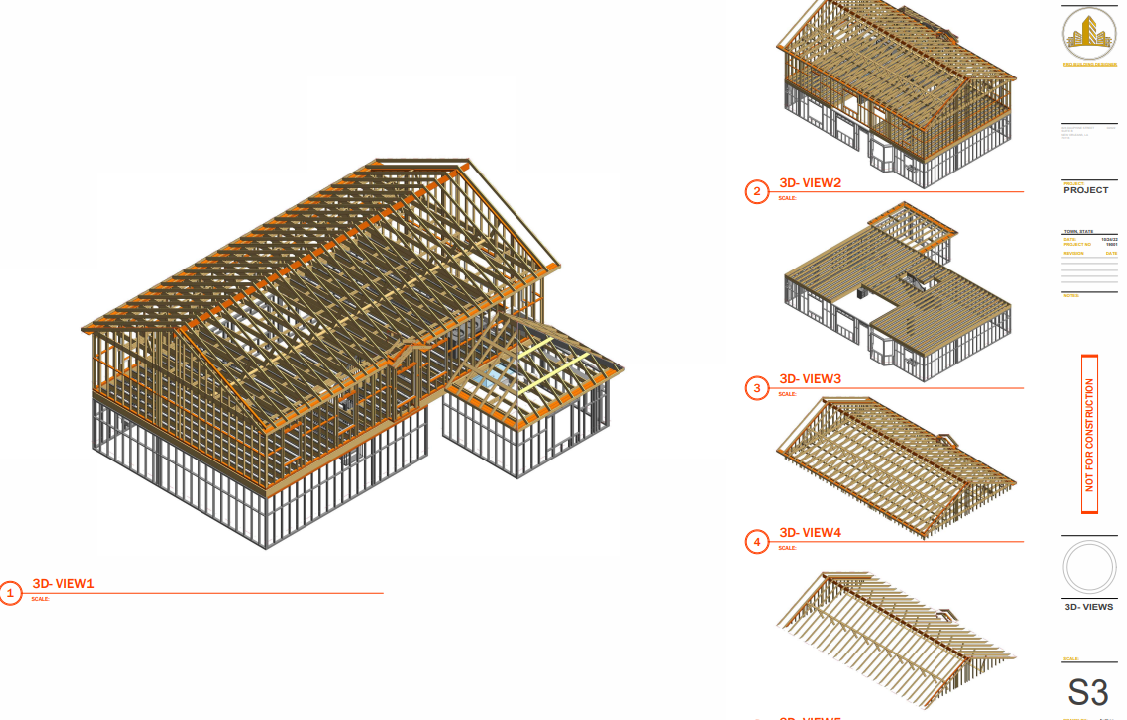 Structural 3D Modeling Services by pro building designer LLC