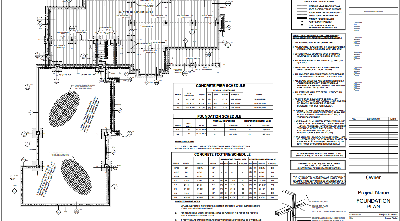 structural drafting services by Pro Building Designer LLC