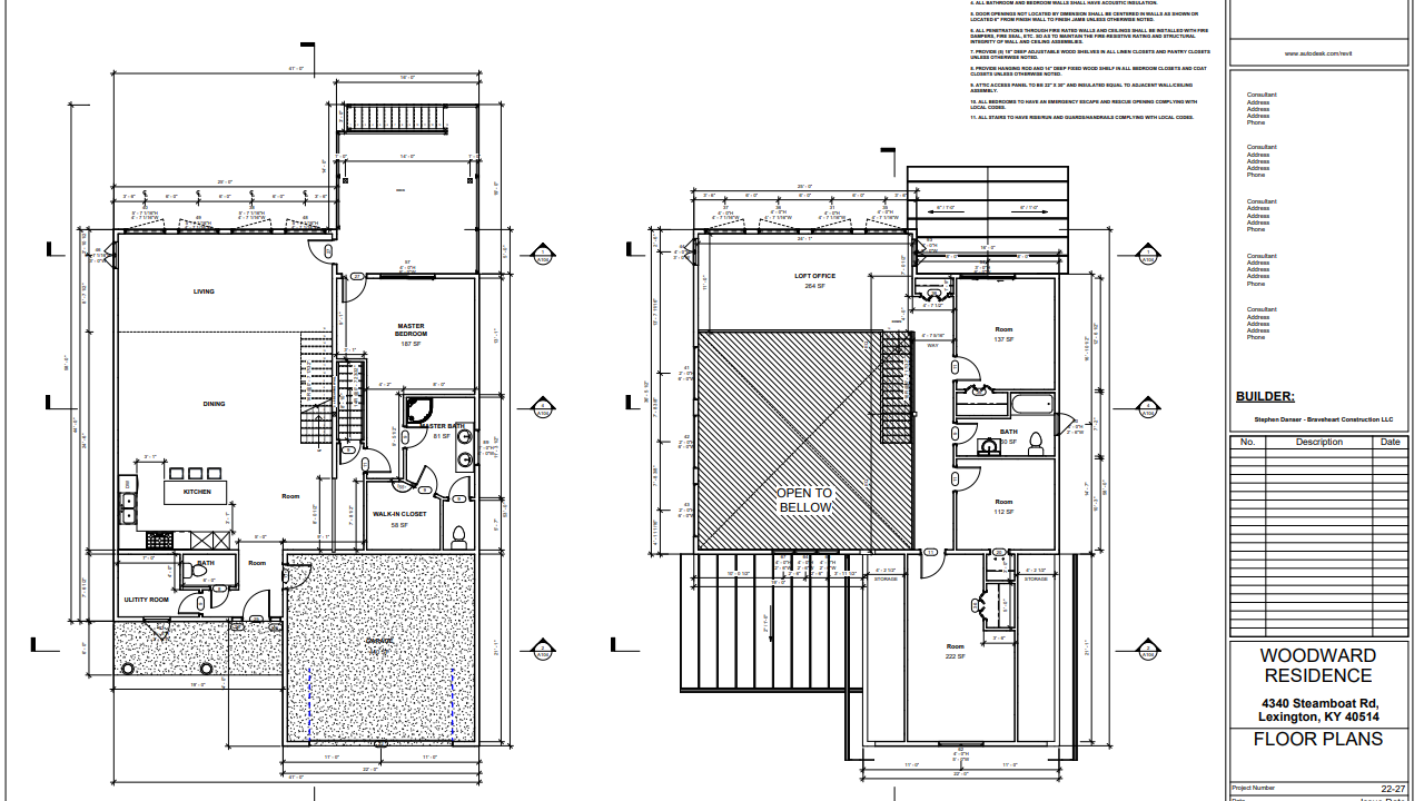 architectural drafting services by Pro Building Designer LLC