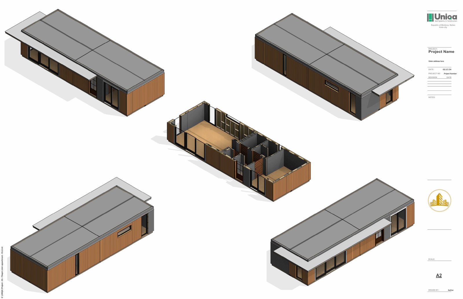 Redacted construction documentation visual for public review